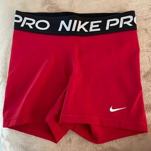 Nike pro dri-fit spandex shorts